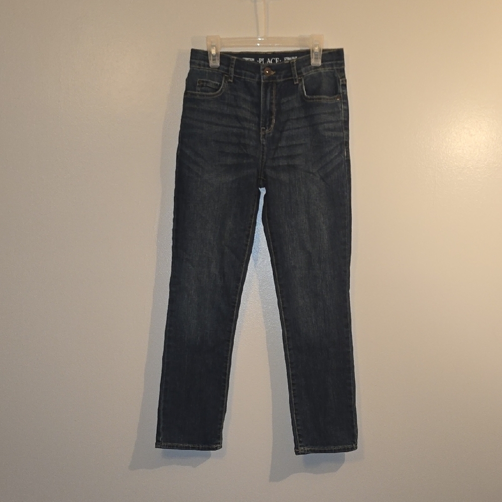 Place Boys Size 12 Dark Blue Skinny Jeans LOT-Q